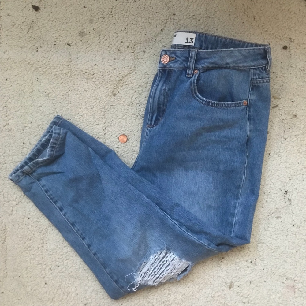 Garage “mom jean” style, size 13!